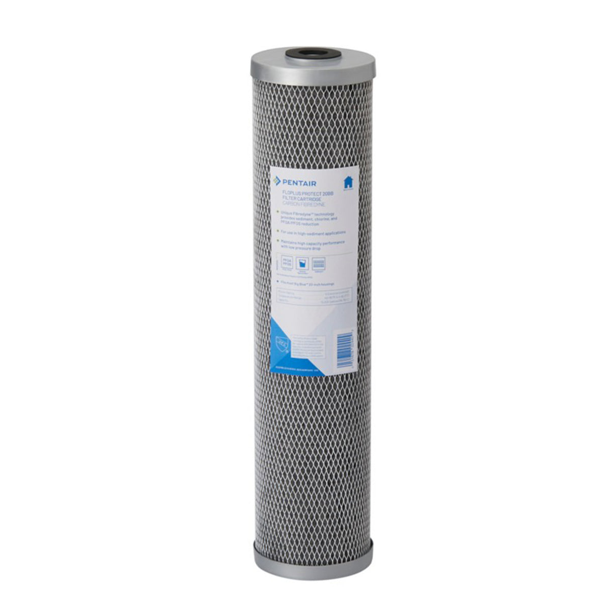 FloPlus Protect 20BB Pentek Replacement Carbon Block Filter Cartridge for PFOA/PFOS reduction