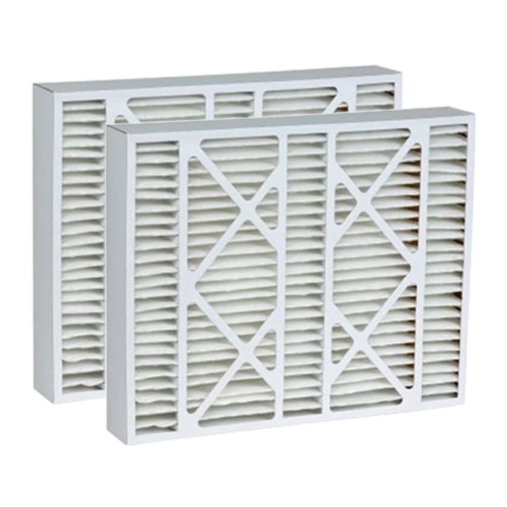 Tier1 21x26x5 MERV 11 Pleated AC Furnace Air Filter 2 Pack (Actual Size: 19 11/16 x 20 11/16 x4 7/8)