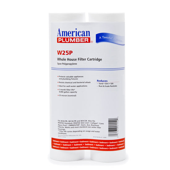 American Plumber W25P Polypropylene Water Filter - WaterFilters.NET