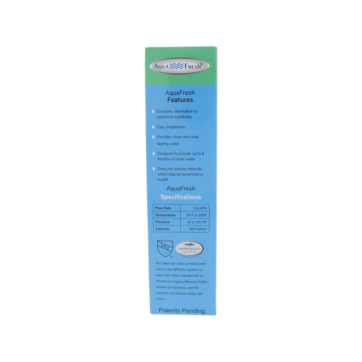 Aqua-Fresh WF425 Refrigerator Water Filter Replacement for WF3CB - WaterFilters.NET