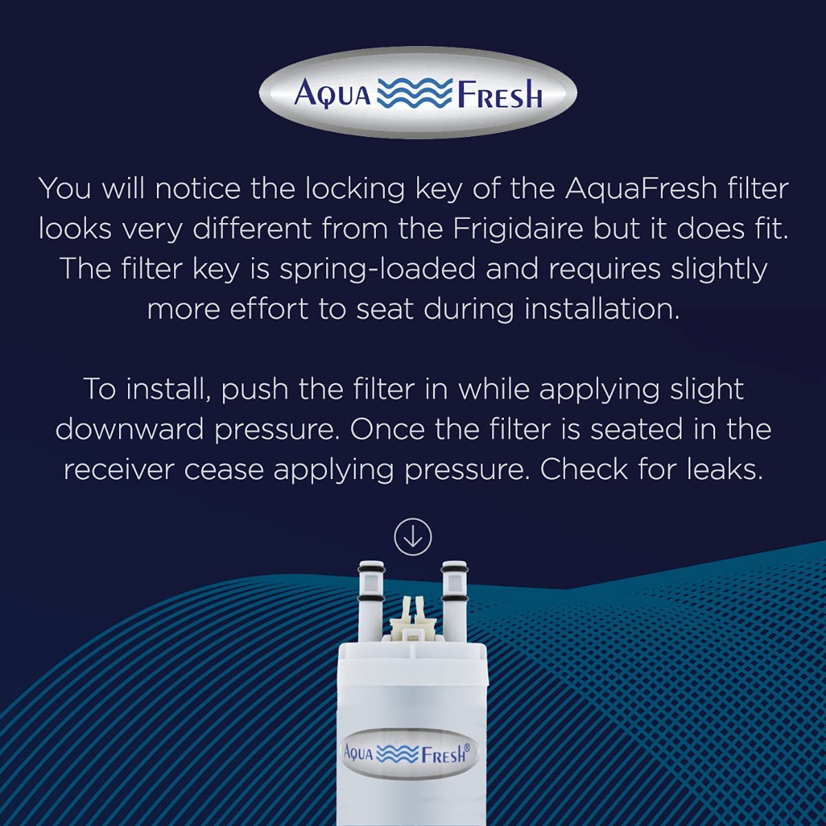 Aqua-Fresh WF425 Refrigerator Water Filter Replacement for WF3CB