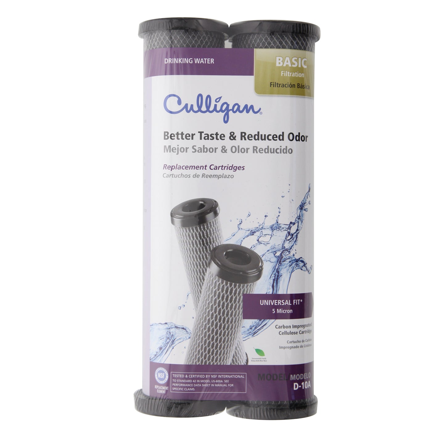 Culligan D-10A Under Sink Replacement Filter (2-Pack) - WaterFilters.NET