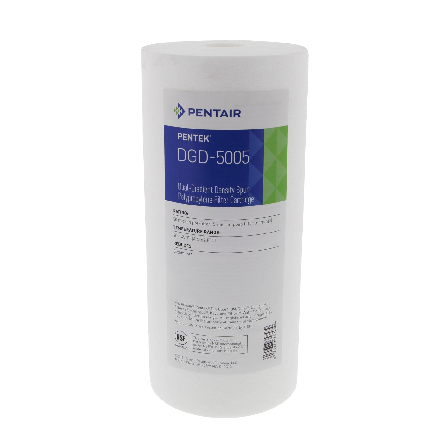 Pentek DGD-5005 Sediment Water Filters (10-inch x 4.5-inch) - WaterFilters.NET