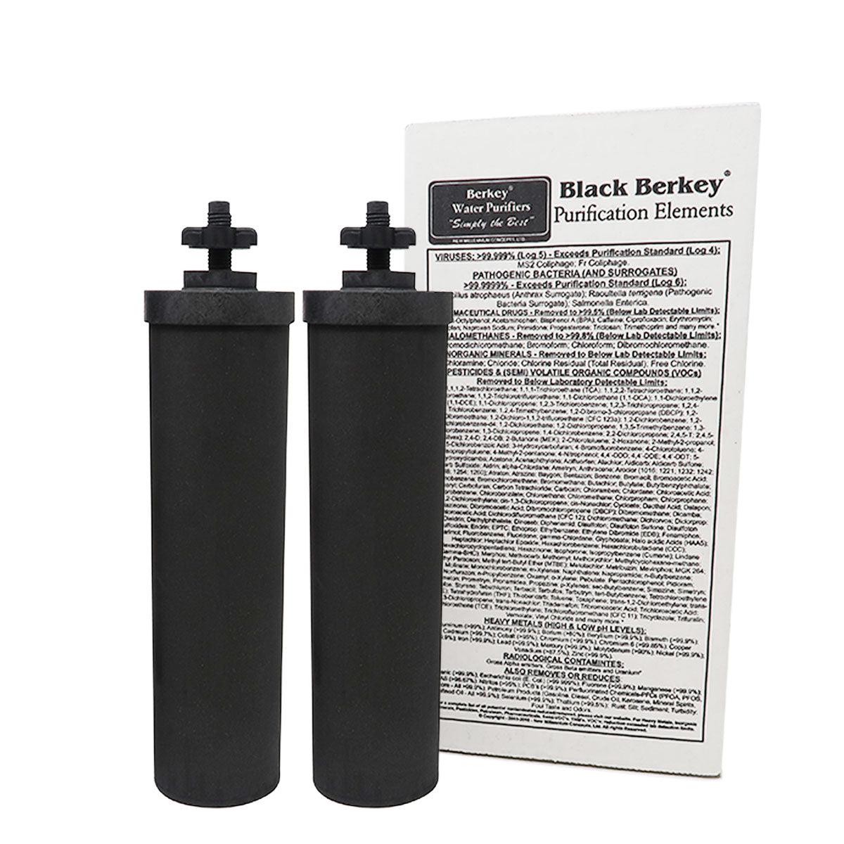 Berkey water filter - black berky top elements BB9-2