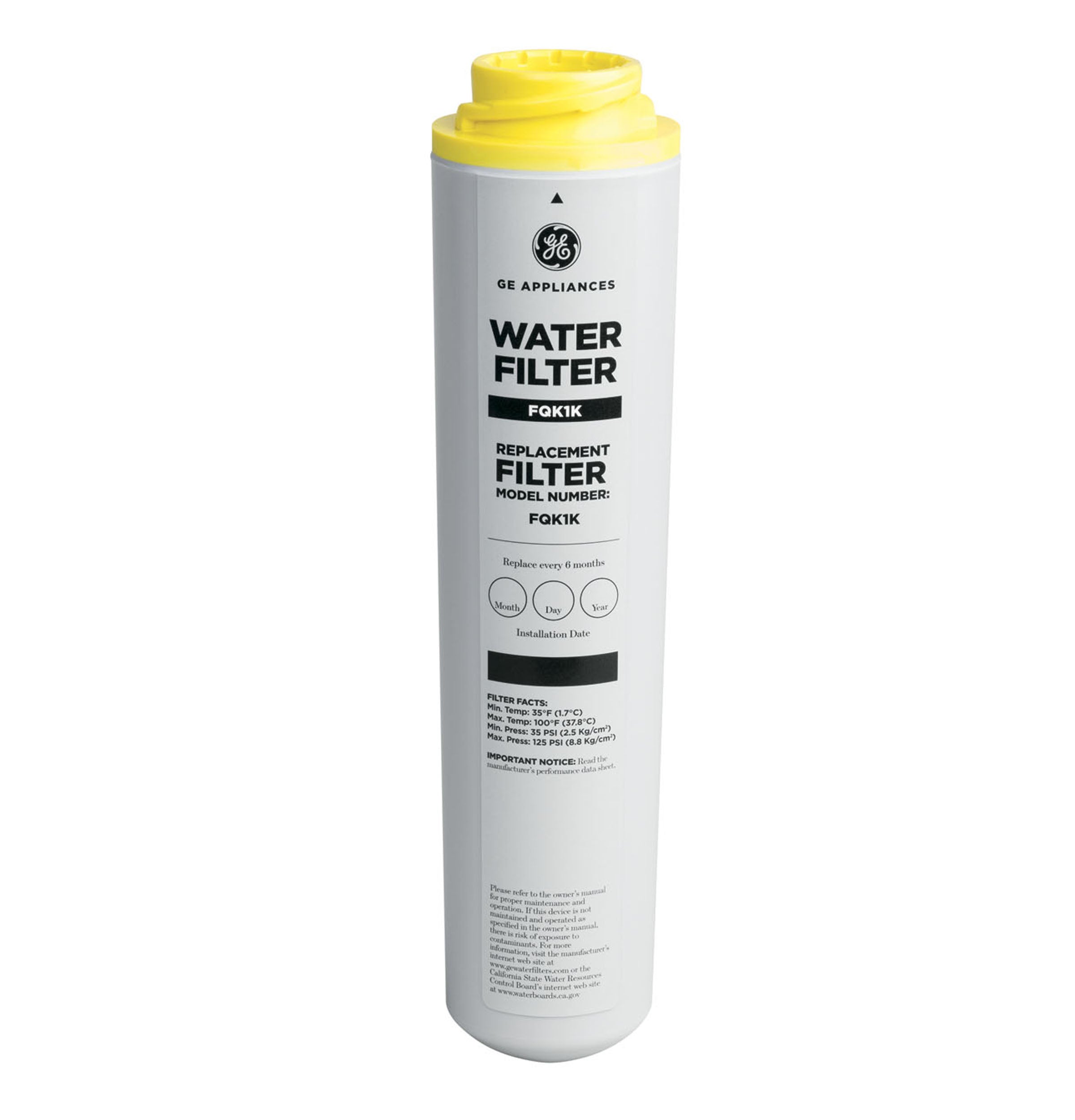 GE FQK1K Inline Water Filter Replacement - WaterFilters.NET