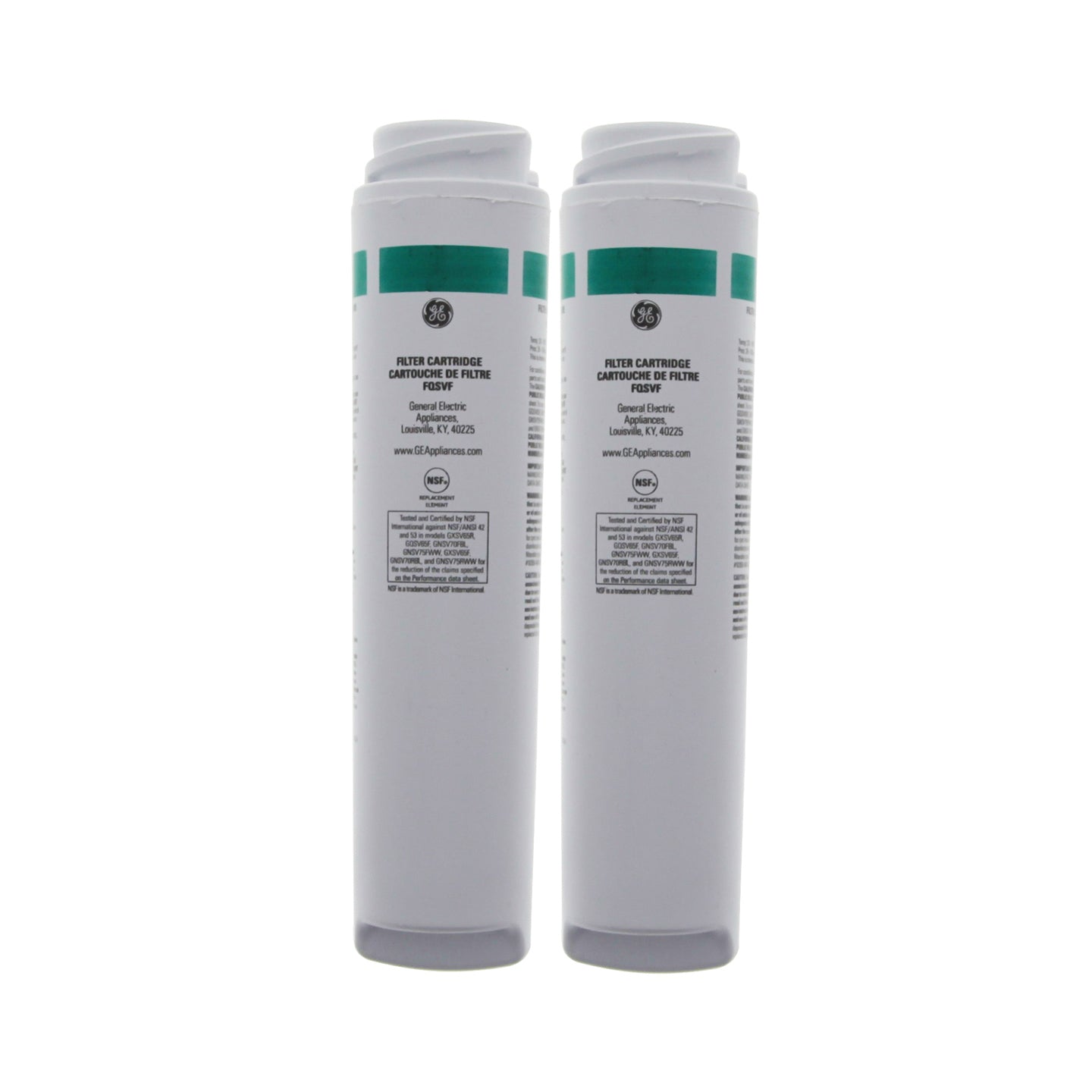 GE shops Replacement Water Filter Set FQSVN for GXSL55R GXSV65R GNSV7OR FQSLF FQSVF