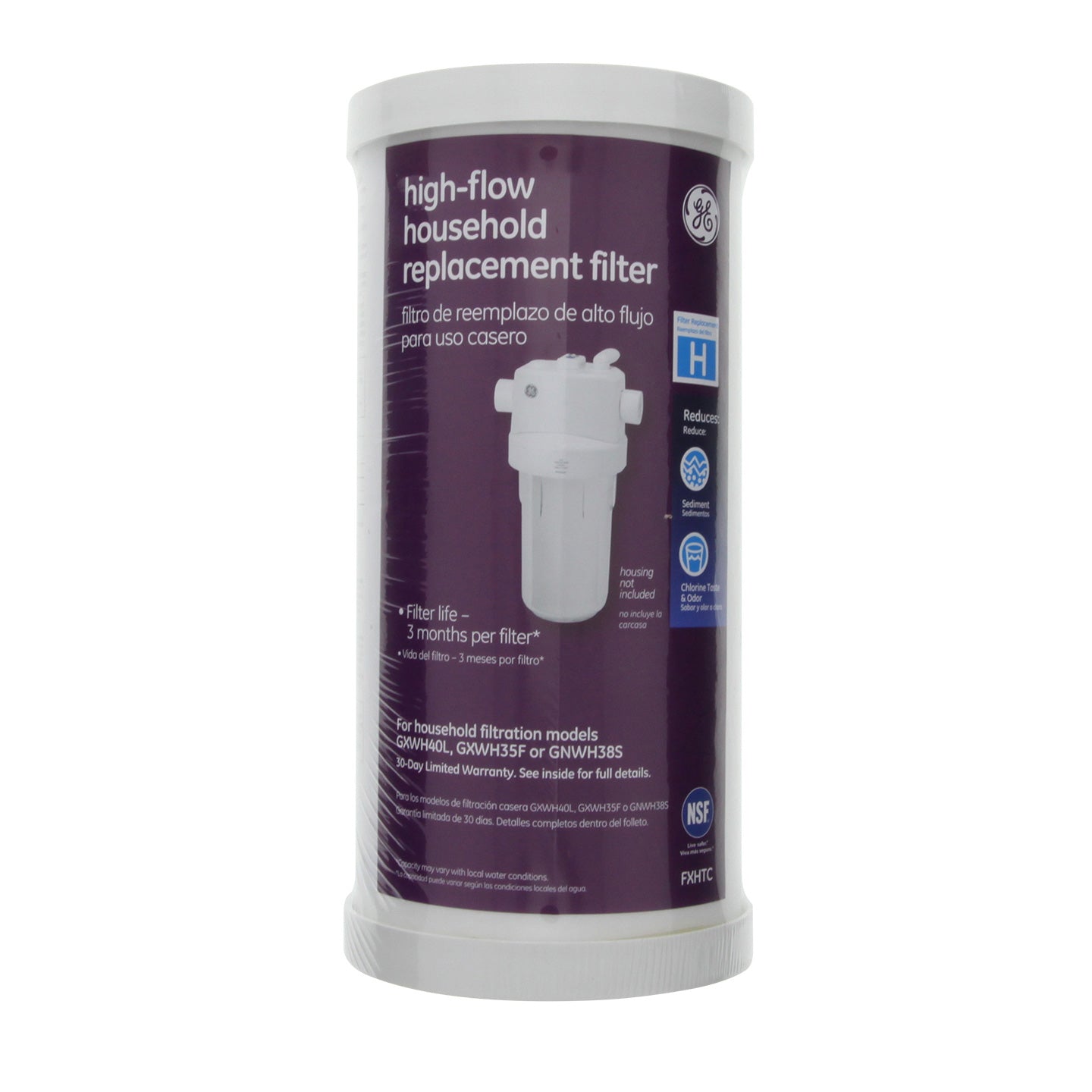 GE FXHTC GAC Carbon Water Filter - WaterFilters.NET