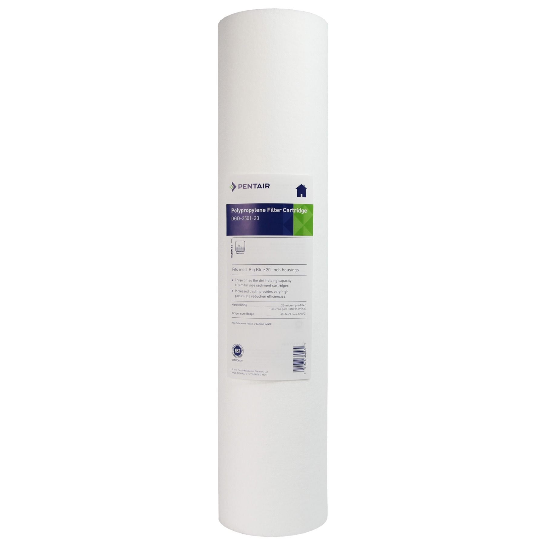 Pentek DGD-2501-20 Sediment Water Filters (20-inch x 4.5-inch) - WaterFilters.NET