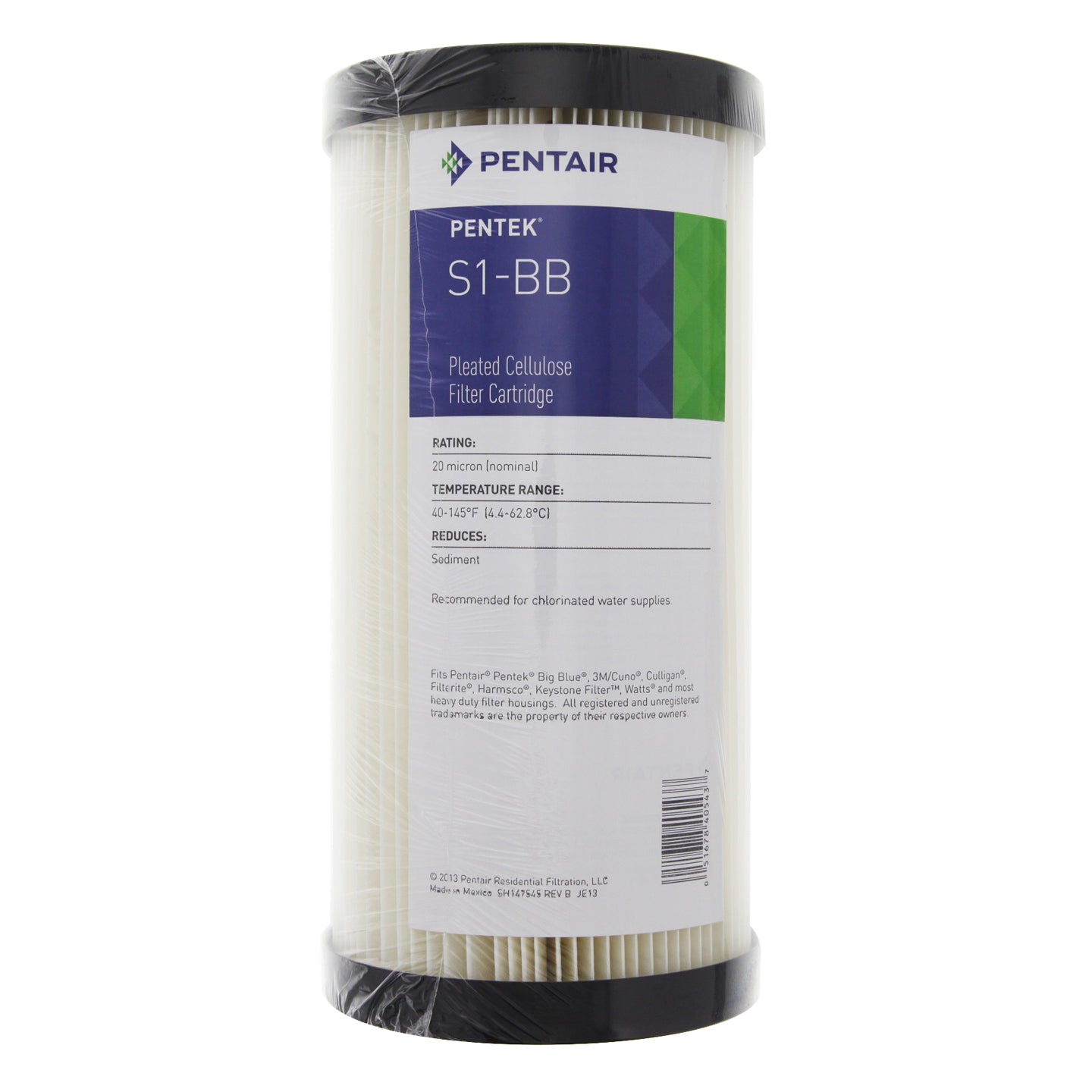 Pentek S1-BB Sediment Water Filters (9.75-inch x 4.5-inch) - WaterFilters.NET