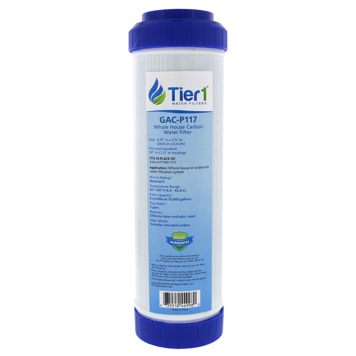 GAC-P117 Comparable Whole House Replacement Water Filter by Tier1 - WaterFilters.NET