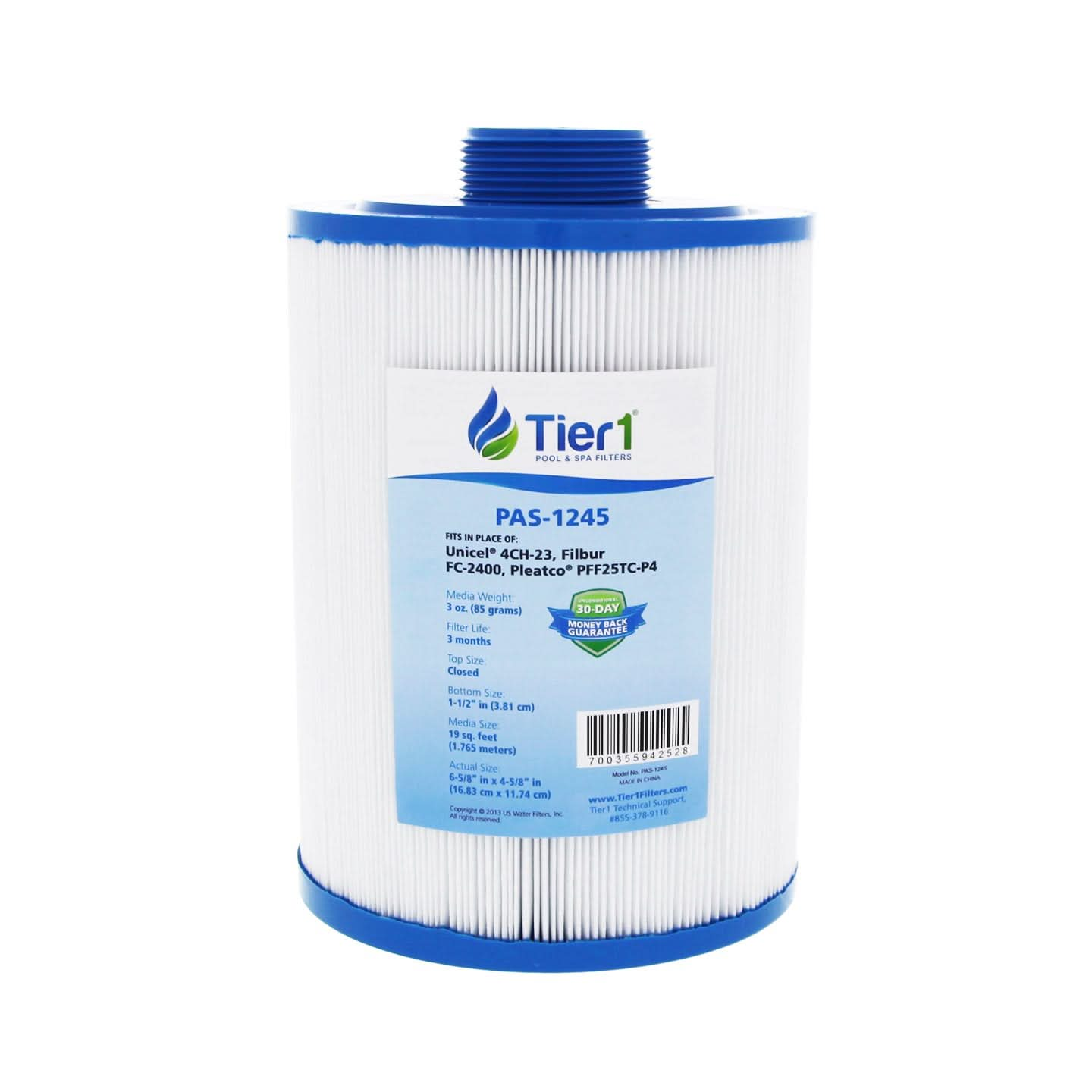 6-5/8 X 4-5/8-Inch Tier1 PAS-1245 Replacement For FF-100 - WaterFilters.NET