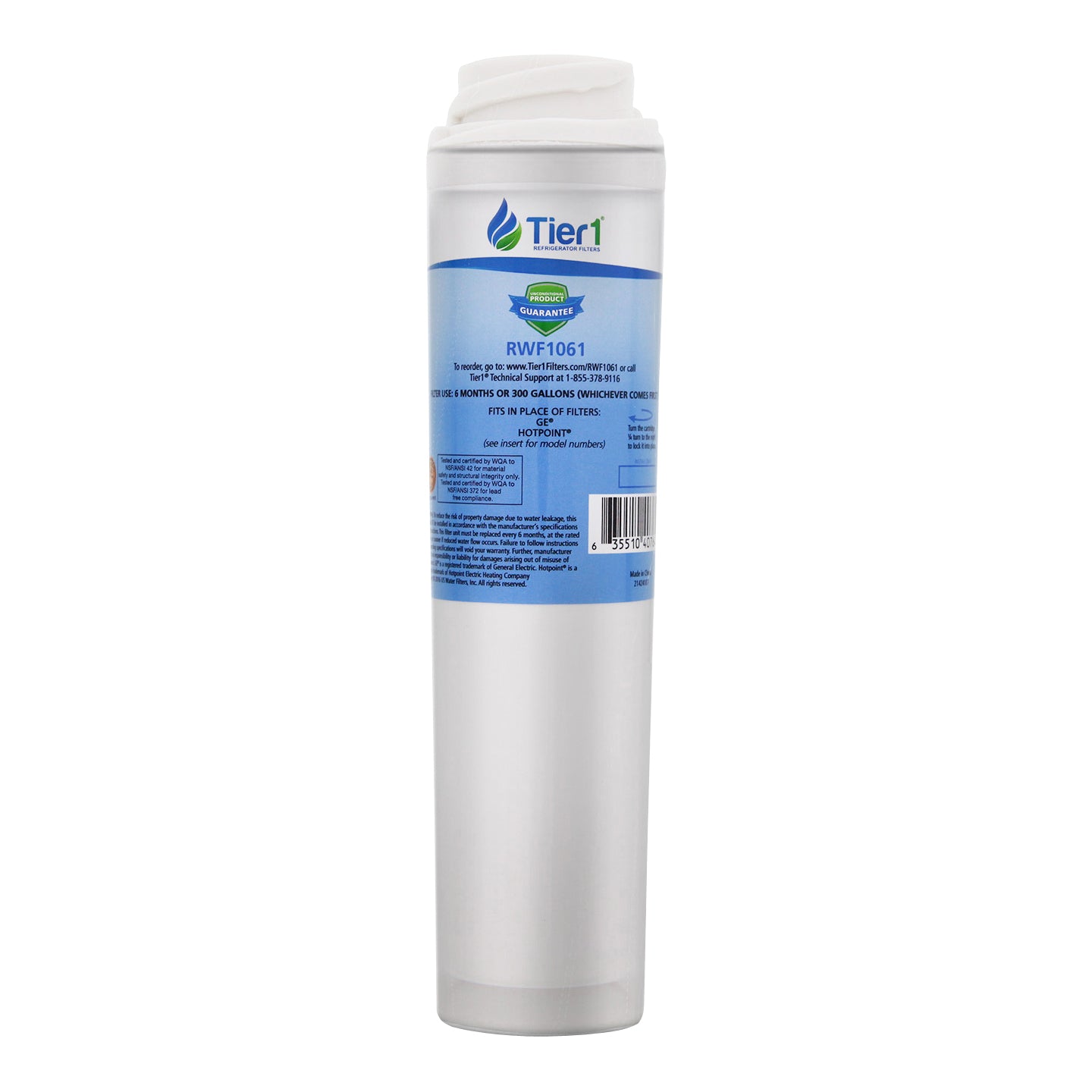 Tier1 GE GSWF SmartWater Refrigerator Water Filter Replacement Comparable