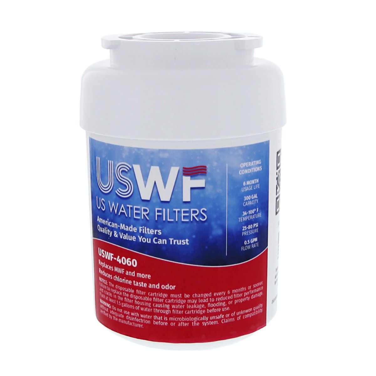 MWF GE SmartWater Refrigerator Water Filter Replacement By USWF